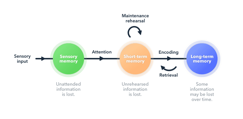 From short-term to long-term memory