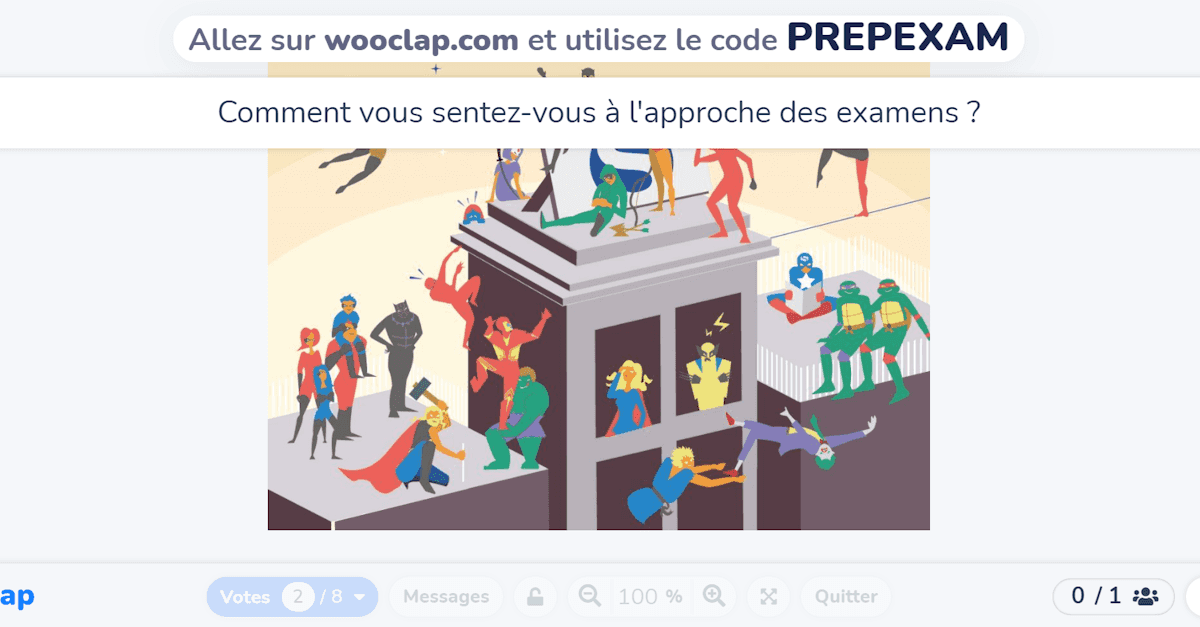 Comment vous sentez-vous à l'approche des examens ?