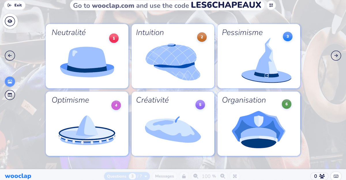 6 chapeaux 