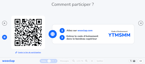 participer - qcm en ligne