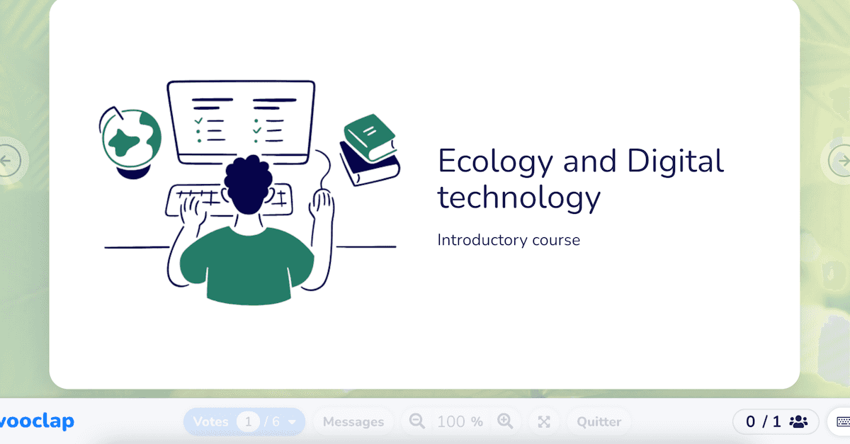  Ecology and Digital technology