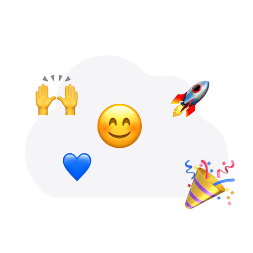 Word Cloud illustration - emojis