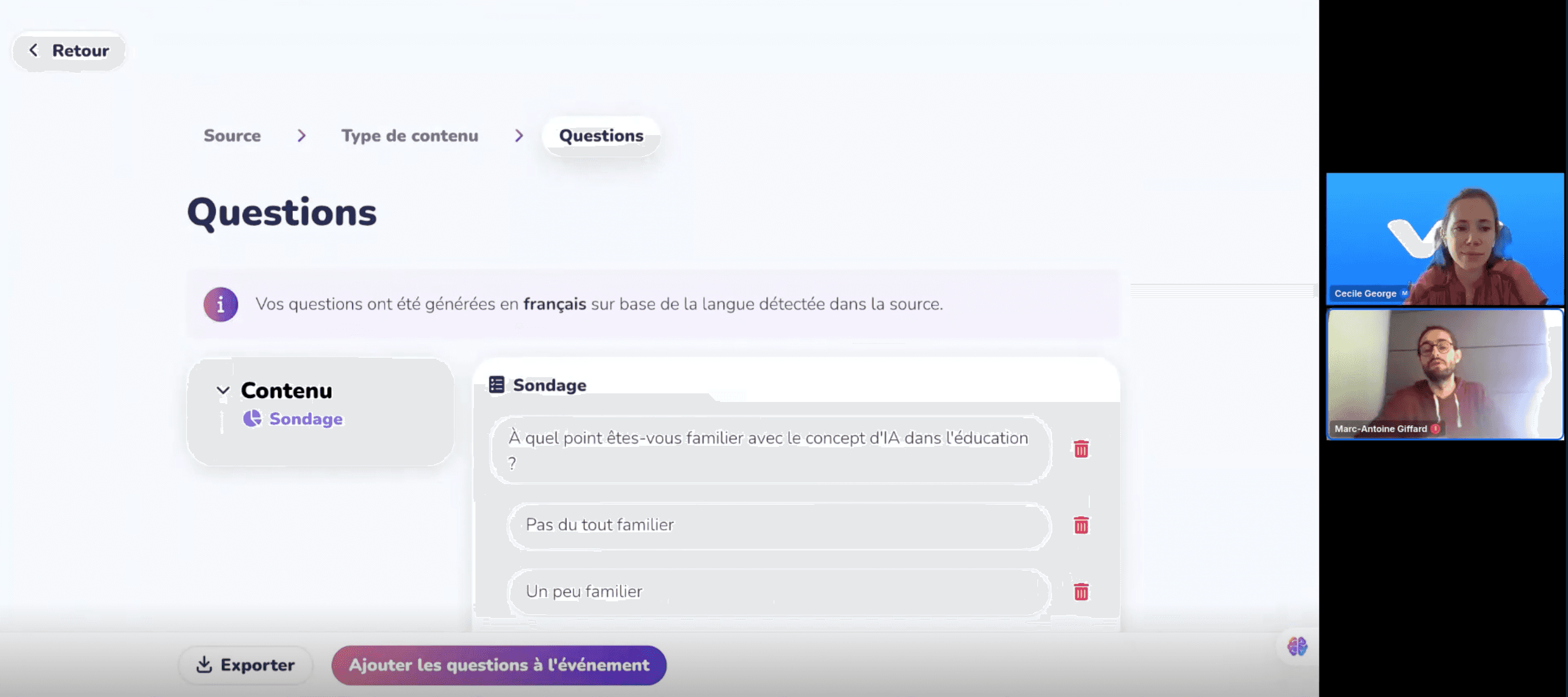 test de l'Ia de Wooclap