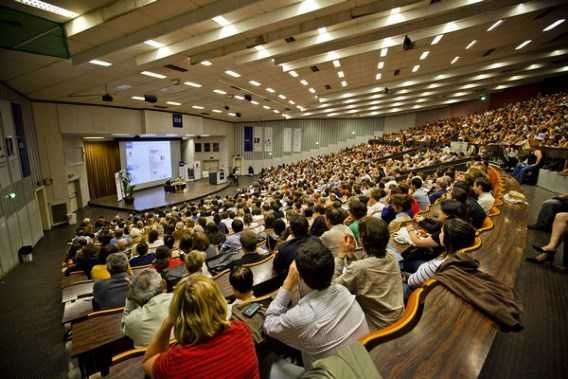 Amphithéâtre à l'Université Libre de Bruxelles