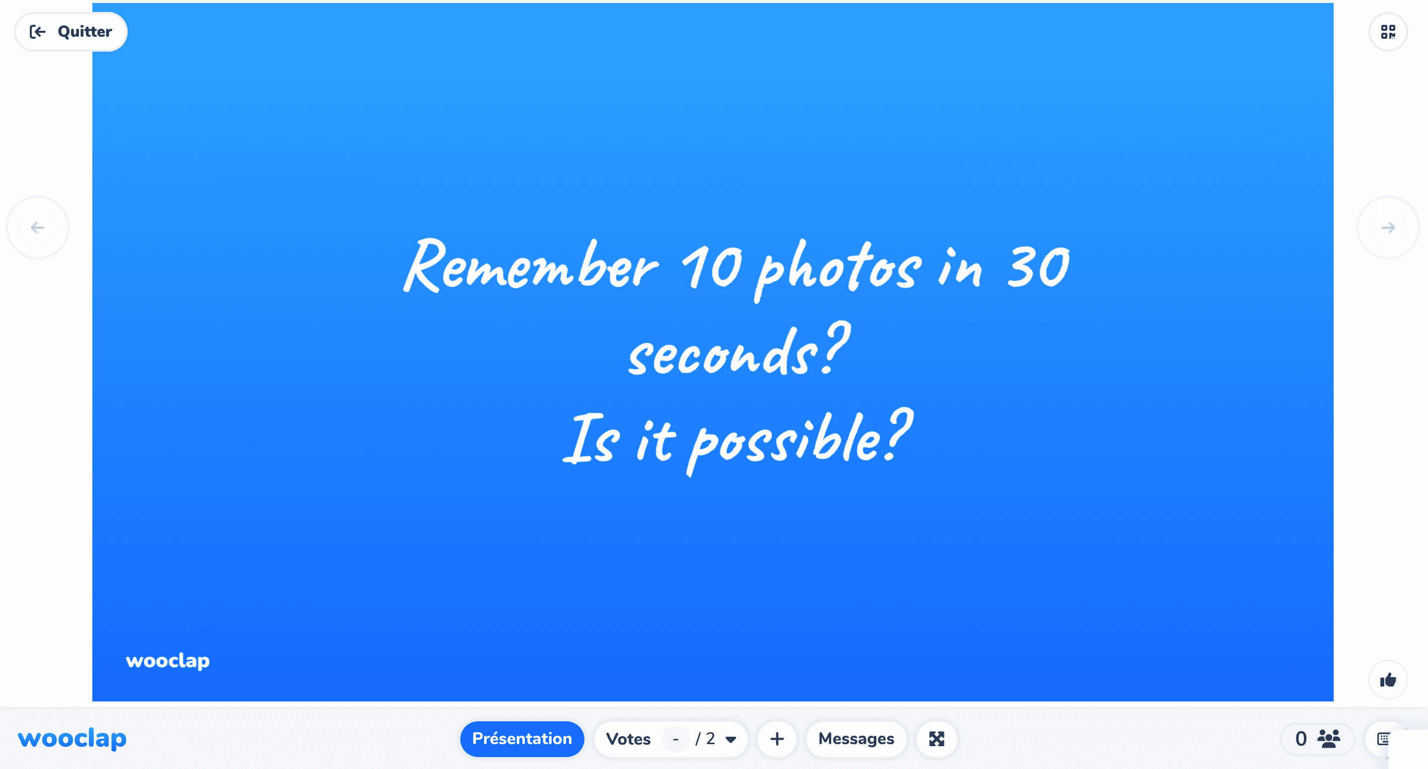 Remembre 10 photos in 30 seconds? Is it possible? 