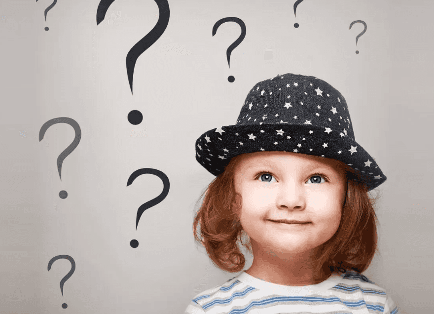 thinking kid