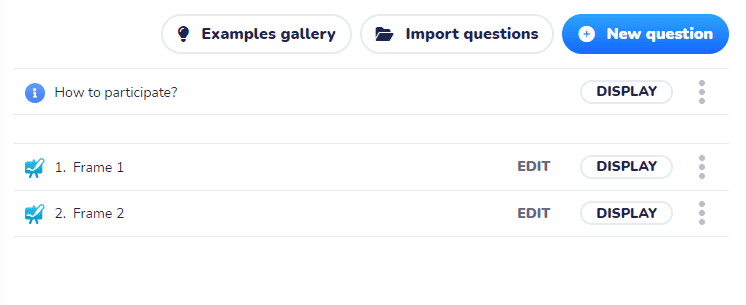 Wooclap’s questions can be chained together into a full presentation.