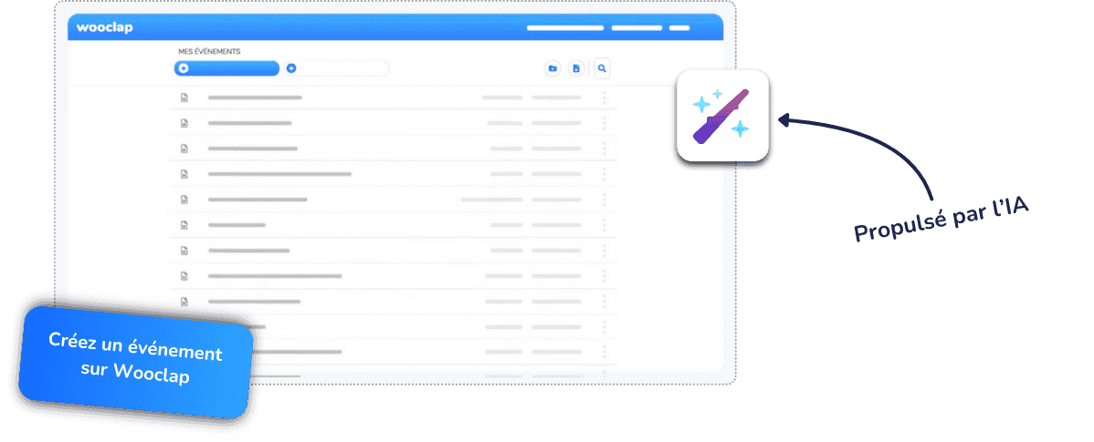 Préparez un événement wooclap pour vos sondages et quiz dans Google Meet