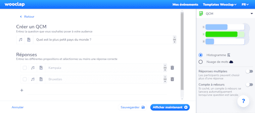 question - qcm en ligne