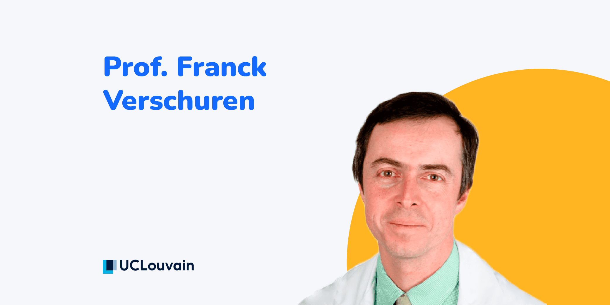 Franck Verschuren, UCLouvain