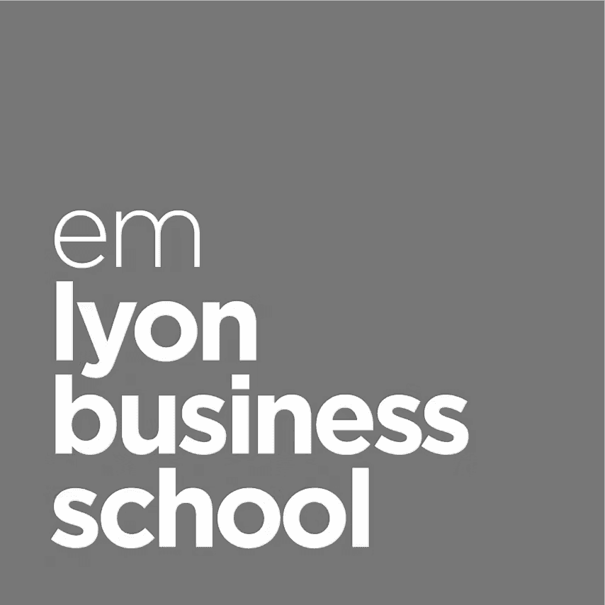 Logo EM Lyon noir et blanc