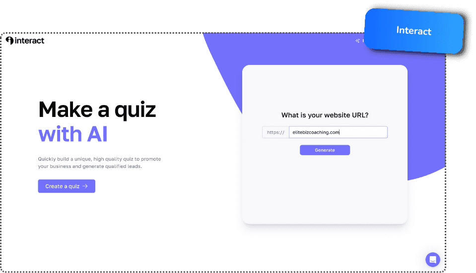 interact faire des quiz avec l'IA 