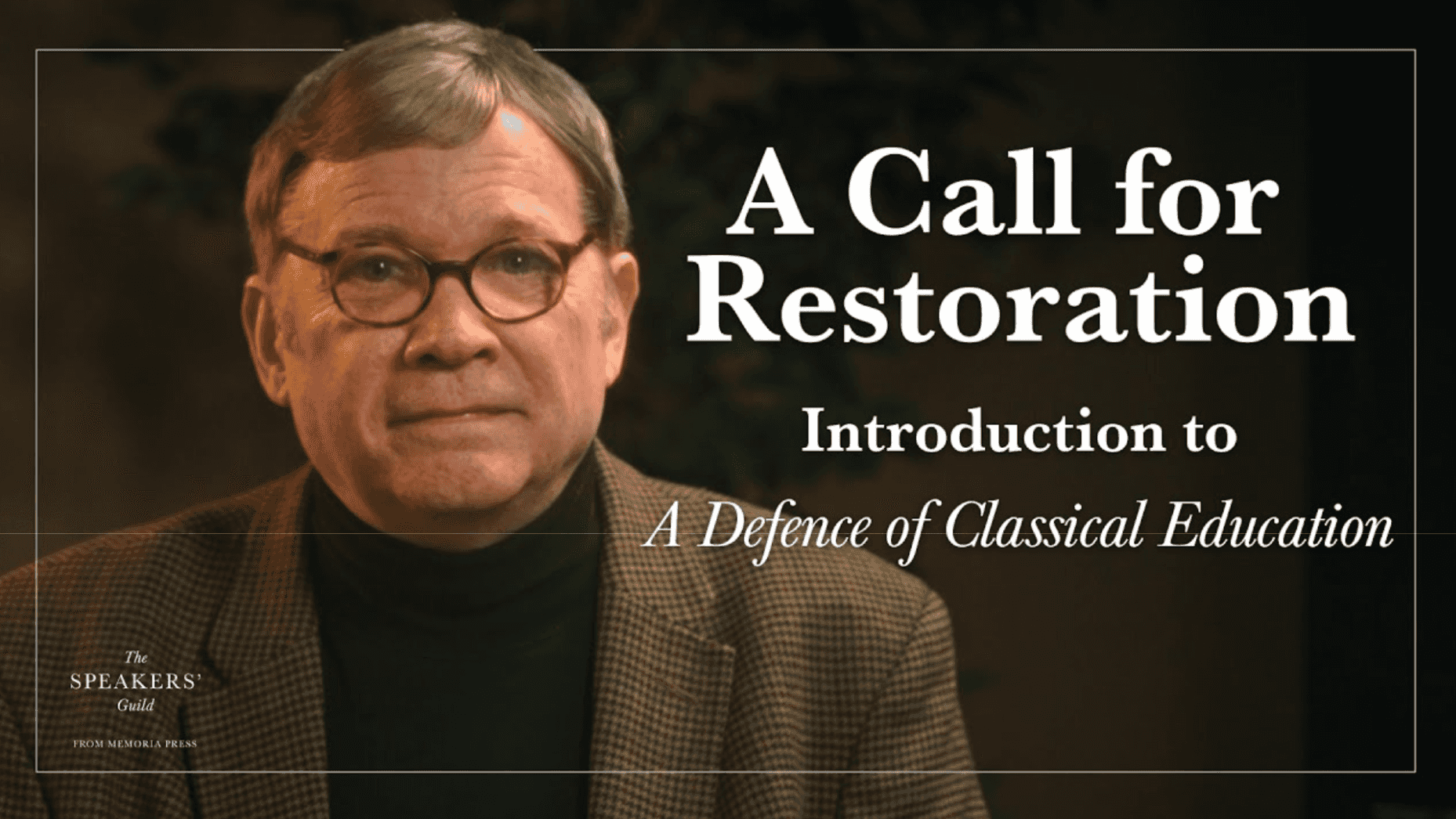 A call for restoration: Introduction to a defense of classical education 