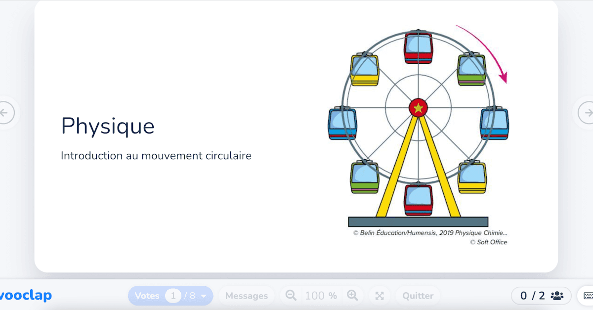 Introduction au mouvement circulaire