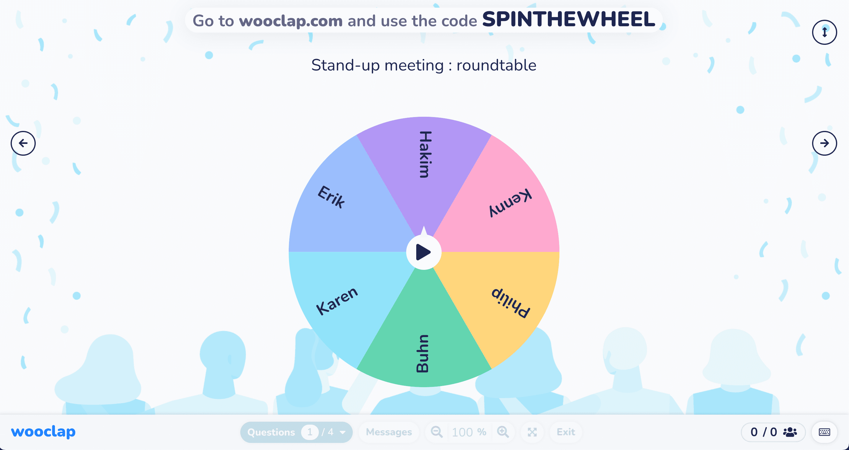 spin the wheel