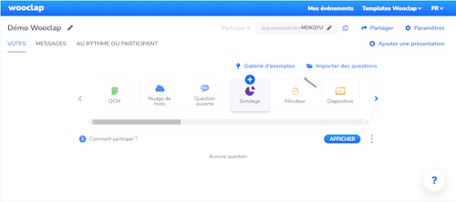 Create a survey
