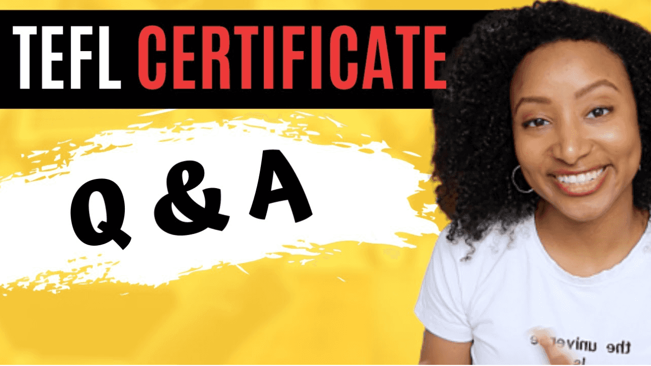 TEFL certificate Q&A