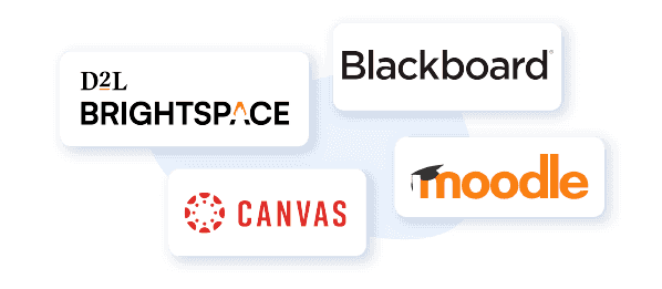 LMS Moodle, Canvas, D2L Brighstpace and Blackboard