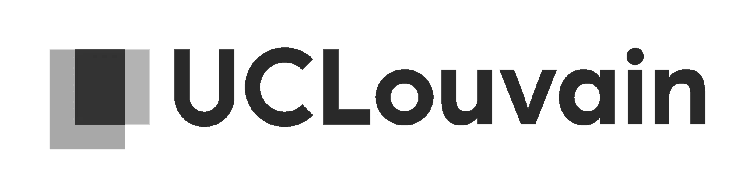 Logo UCLOUVAIN noir et blanc