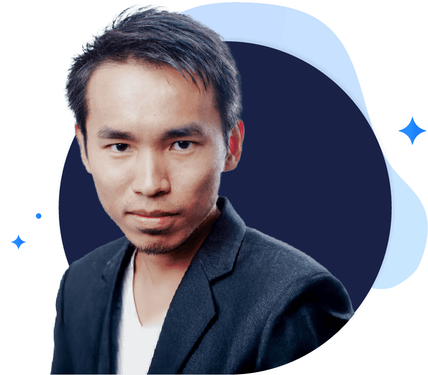 Portrait of Viroj Jienwatcharamongkhol, Senior Lecturer of Industrial Economics at Blekinge Institute of Technology in Sweden