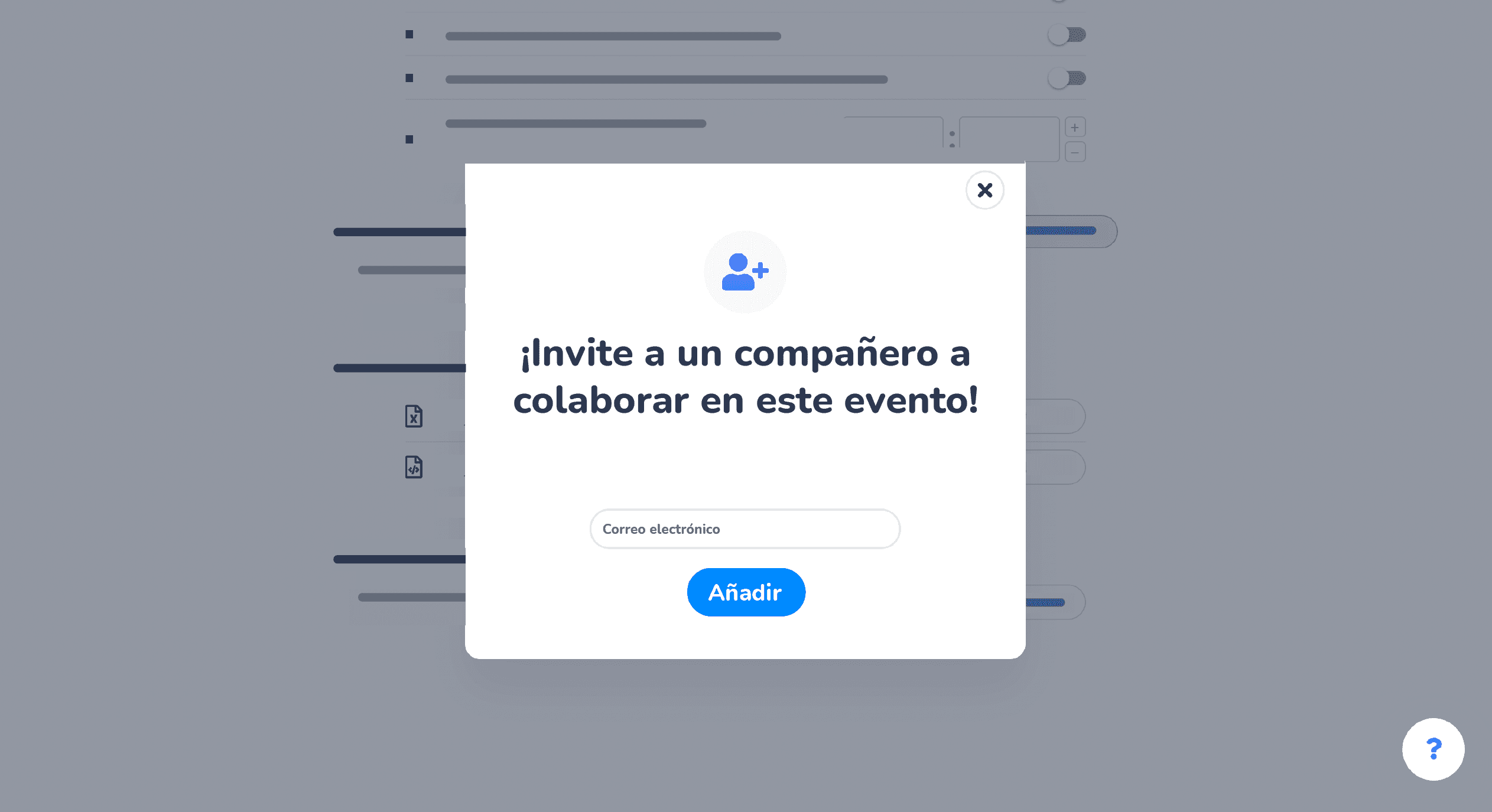 Invite a colaborar en Wooclap