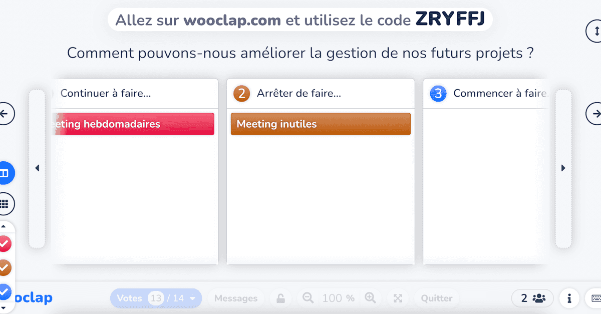 Comment pouvons-nous améliorer la gestion de nos futurs projets ?